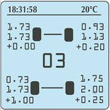 Digital Tyre Pressure Gauge With Tyre Pyrometer - Prisma