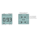 Digital Tyre Pressure Gauge With Tyre Pyrometer - Prisma